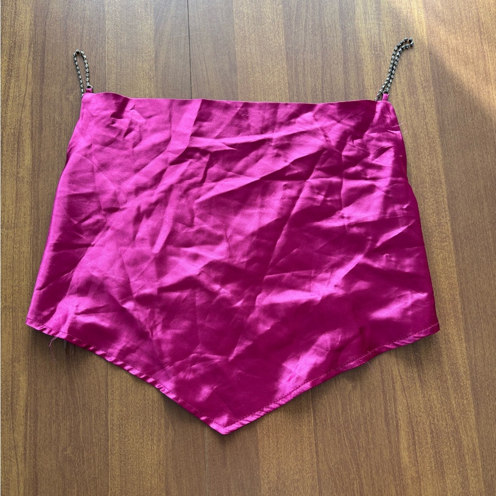 Vibrant Pink Women's Satin Camisole